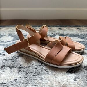 Caslon Brown Strappy Sandals